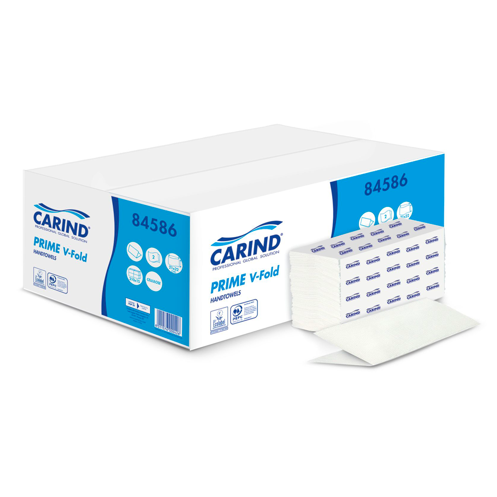 ASCIUGAMANI CARTA PIEGATI A “V” CARIND PZ.210