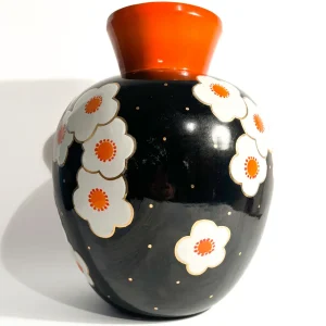 Vaso in Ceramica di Perugia Dipinto a Mano Anni 50